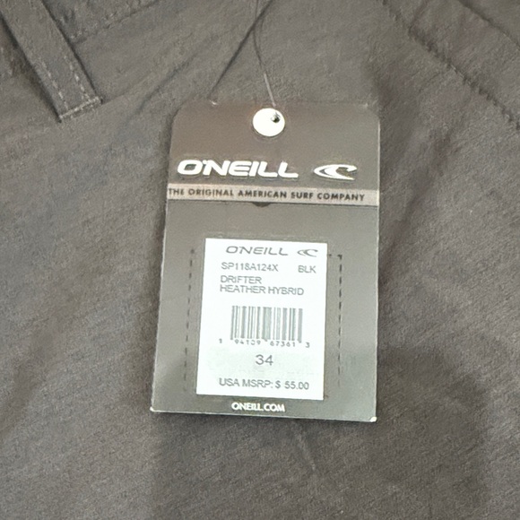 O'Neill Men's Hybrid Shorts Black NWT - Picture 4 of 11